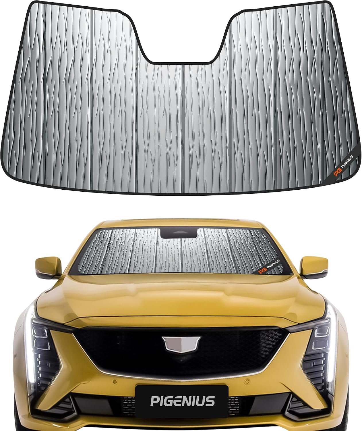 Parasol parabrisas Cadillac CT5 20-26 Plateado/Negro