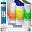 Set 2 cartuchos filtro agua 75GPD NSF 6 etapas UV