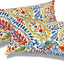 2 Fundas almohada lumbar 12x20" estampado cachemira