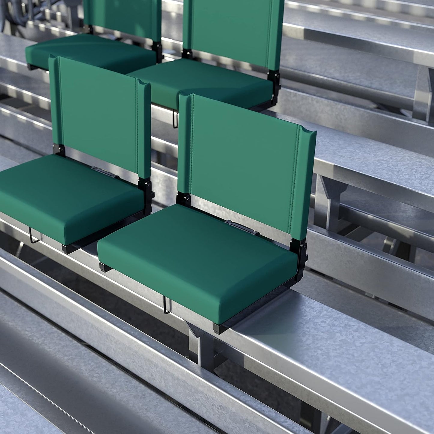 Silla estadio ligera asiento acolchado 500lb