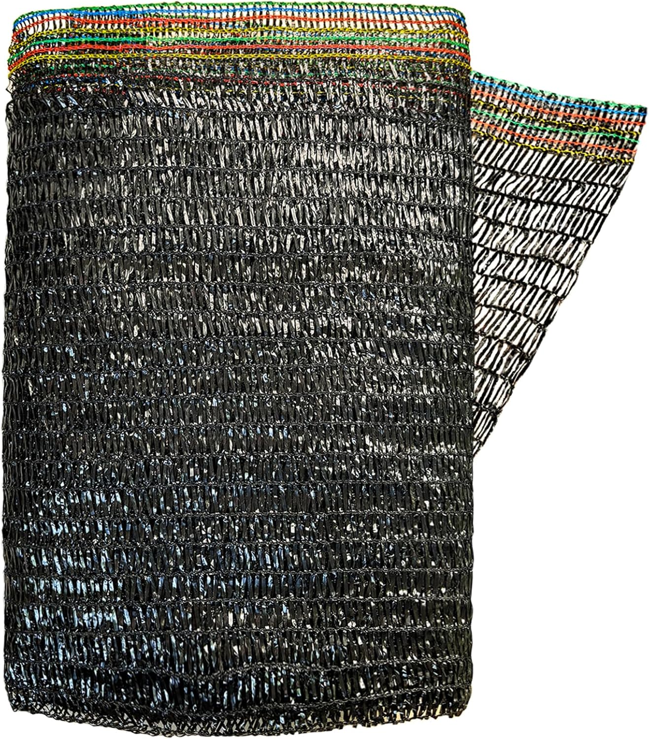 Tela sombra 55% para jardín malla UV resistente negro 10x20
