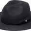 Sombrero playa fedora paja trenzado fino UPF50 unisex