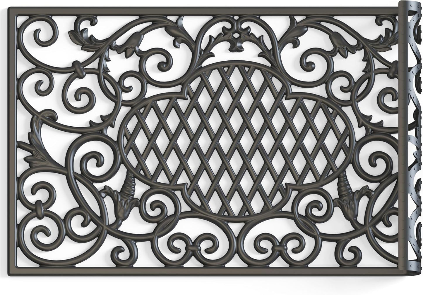 Tapete goma puerta exterior 30x18" color negro
