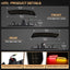 Luces secuenciales LED ámbar rojas para Chevy Camaro 2016-23