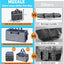 Bolsa mano extra grande alambre reutiliz. plegable