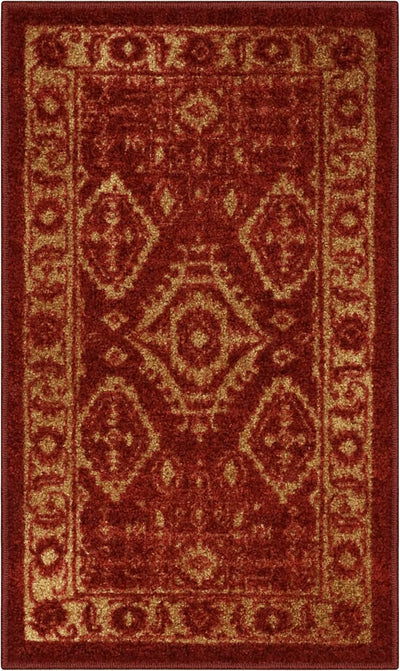 Alfombrilla Tela Rojo/Dorado Modelo Georgina