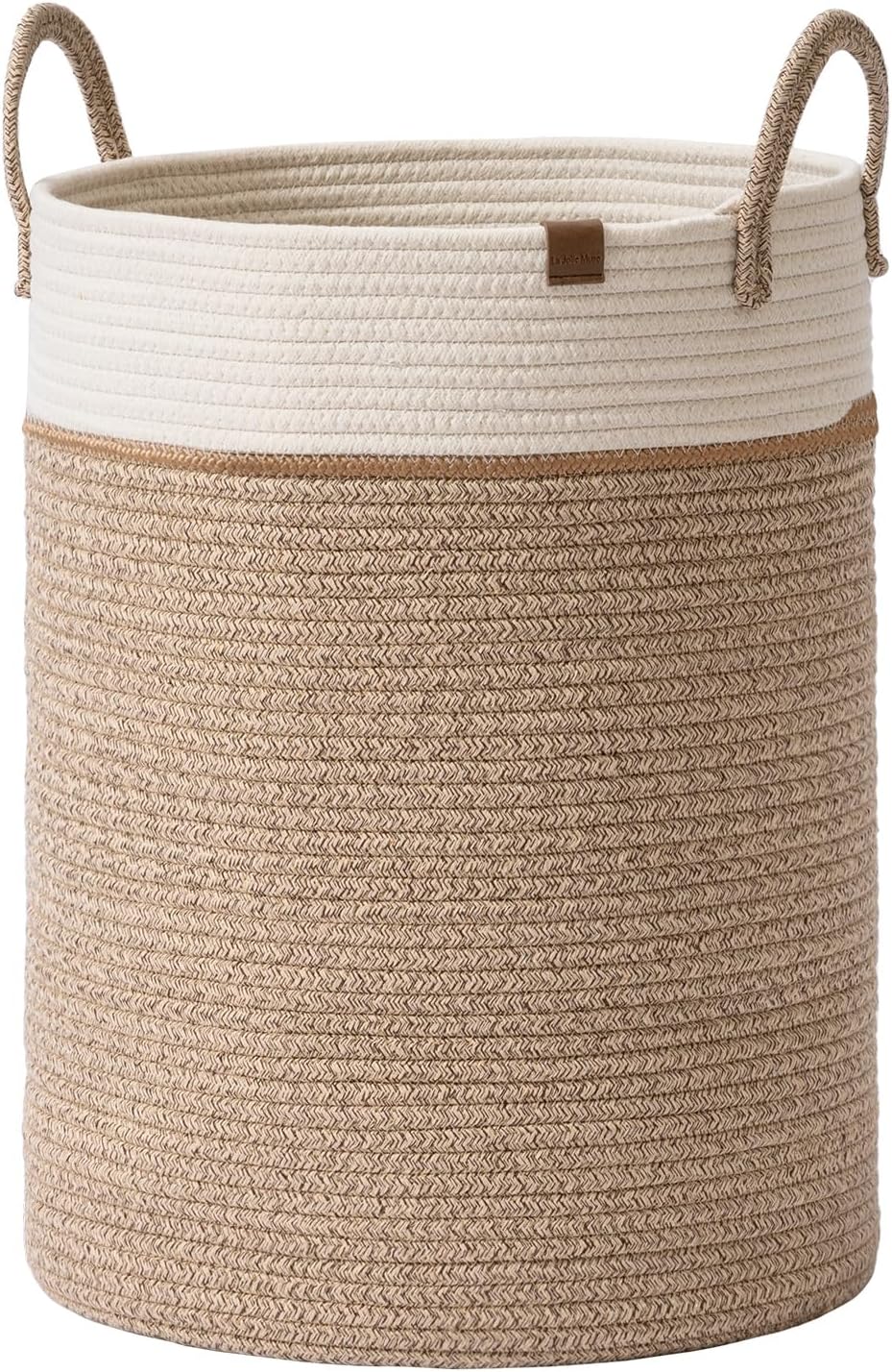 Cesta tejida algodón para ropa sucia juguetes niños XL