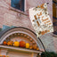 Banderas cruz de otoño decoración patio grande