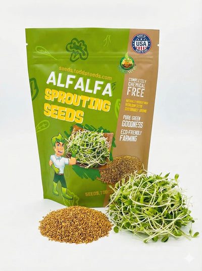 Semillas alfalfa germinación rápida alta calidad 1lb