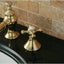 Grifo lavabo latón pulido con ventana emergente 5-5/8"