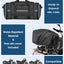 Bolsa impermeable motocicleta con cubierta lluvia negro