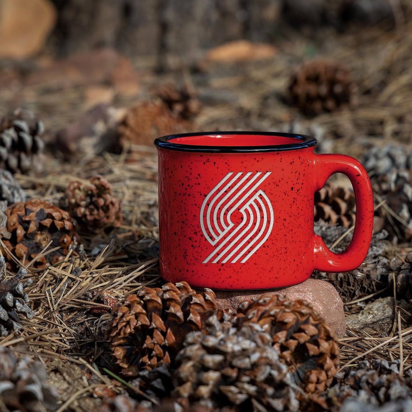 Taza fogata NBA grabada láser 12oz