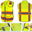Chaleco seguridad reflectante clase 2 alta visibilidad