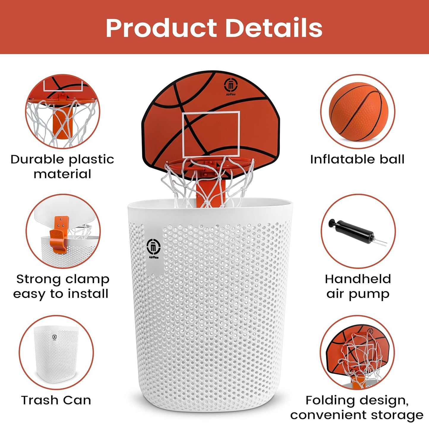 Set basureros baloncesto niños interiores