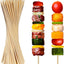 Brochetas bambú 12pulg para asar 100 pcs