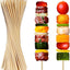 Brochetas bambú 12pulg para asar 100 pcs