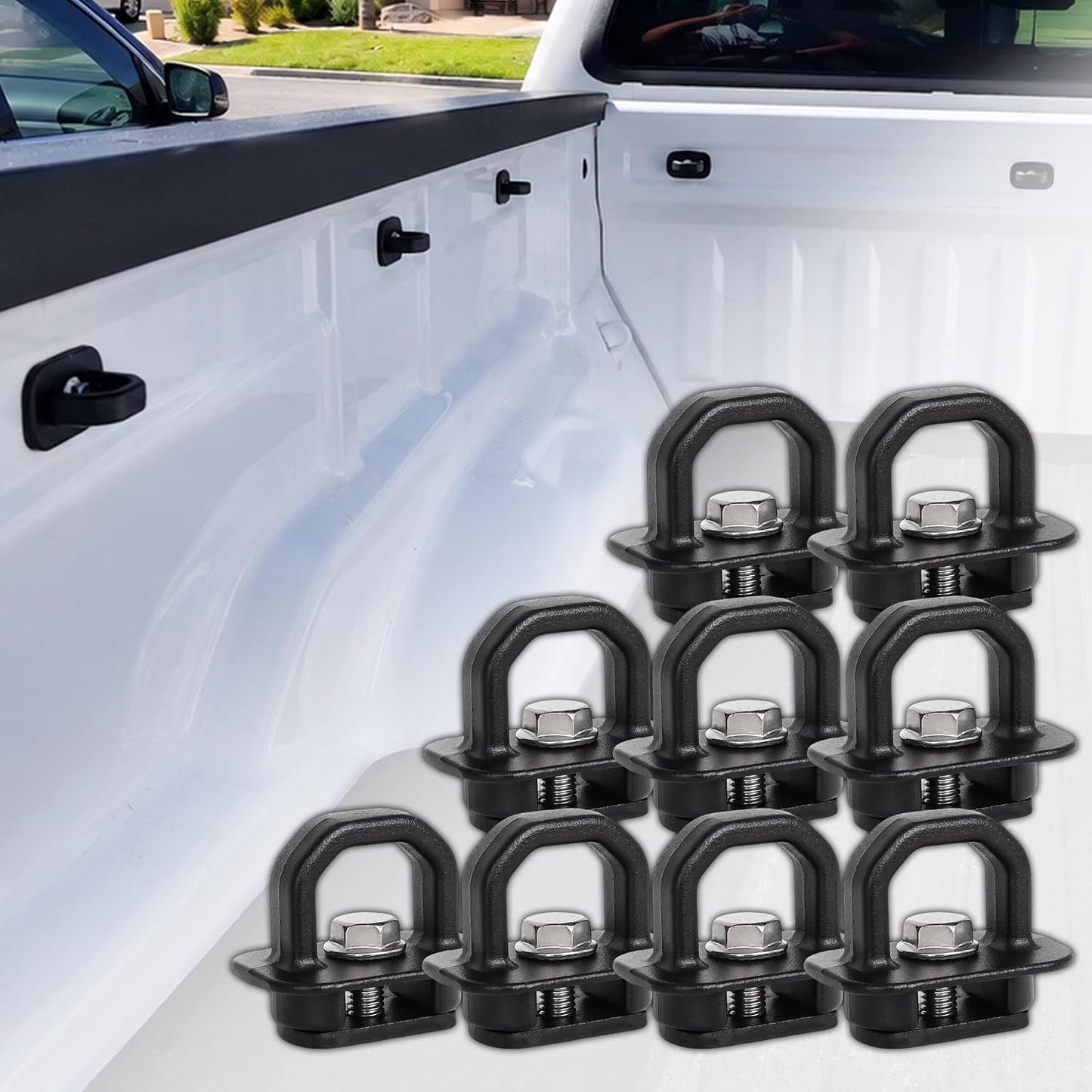 Anclajes pared lateral caja camioneta Chevy/Silverado 07-23