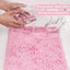 Tapete baño felpilla lujo absorbente color rosa 20x24"