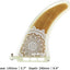 Aleta central longboard 7-10" para surf y paddleboard