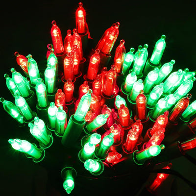 2 Luces Navidad 50 LED 16ft Batería 8 Modos
