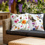 4 Pzas Fundas Almohada Impermeables 18x18" Floral