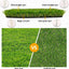 Alfombra césped artificial 4x6ft para mascotas con drenaje
