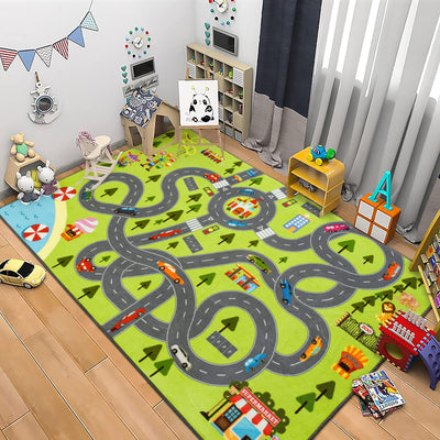 Alfombra set niños 4x6ft educativa Hot Wheels