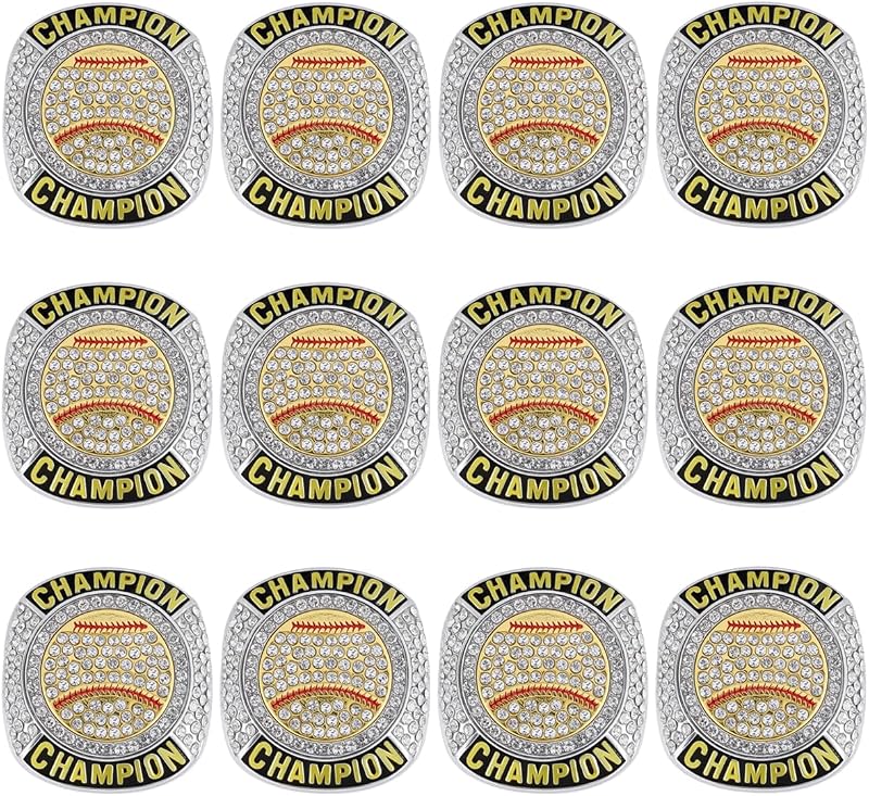 Anillo campeonato béisbol trofeo premio regalo