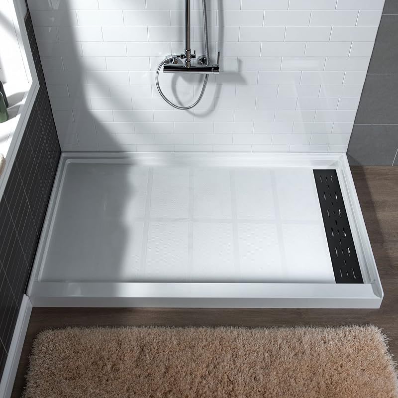 Base ducha 48x36pulg antiderrap drenaje derecho