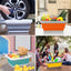 Fregadero plegable con toalla asa 9L para camping y hogar