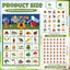 35 Pzas Tarjetas Bingo Camping para 24 Jugadores