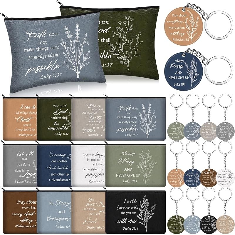 12 Set Regalos Religiosos para Mujeres con Citas Cristianas