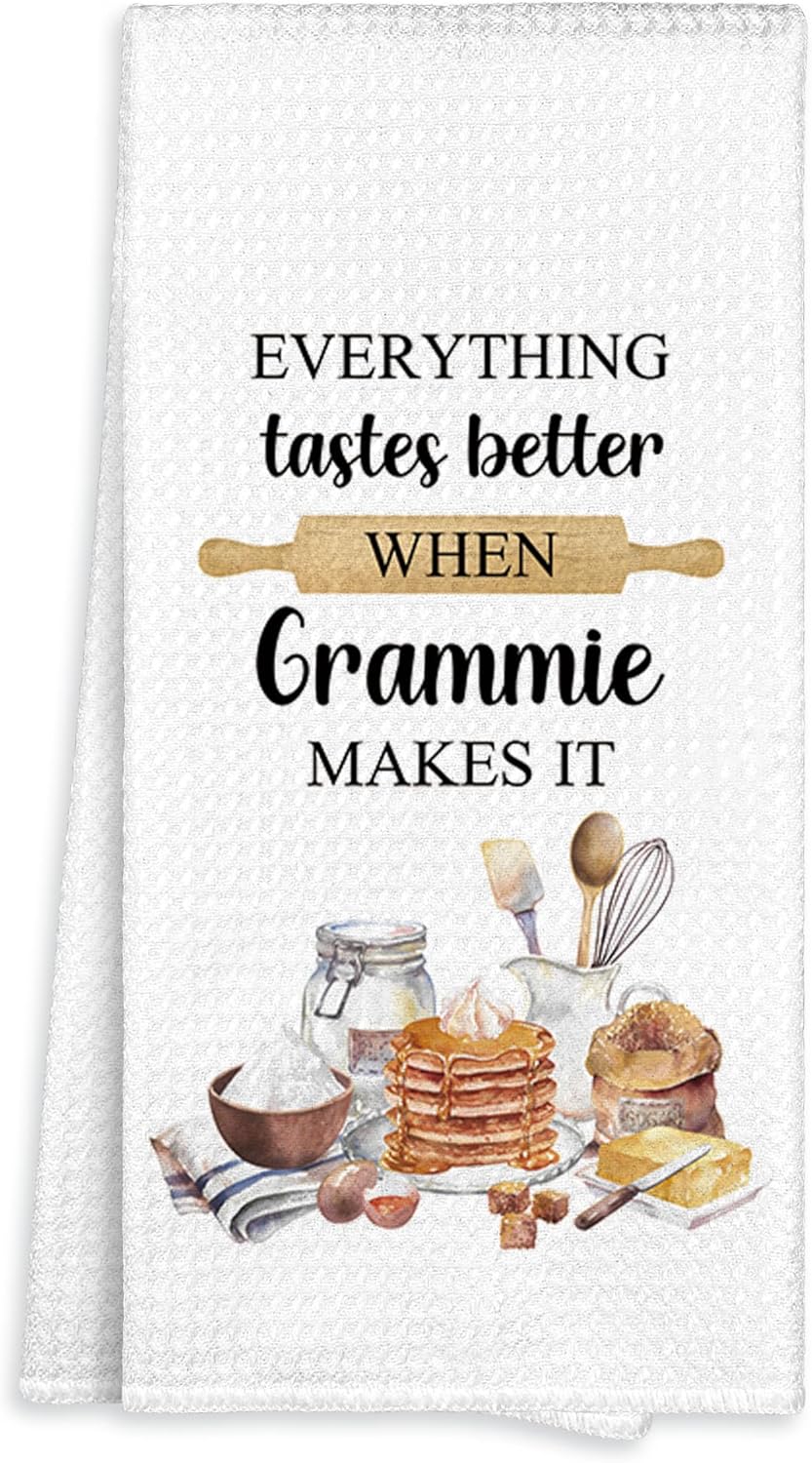Toalla cocina decorativa regalo abuela 16x24