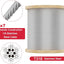 Cable acero inox T316 1/8 1100 ft para barandilla escalera
