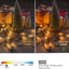 25 Pzas Bombillas LED C9 E17 2200K Blanco Cálido Plástico