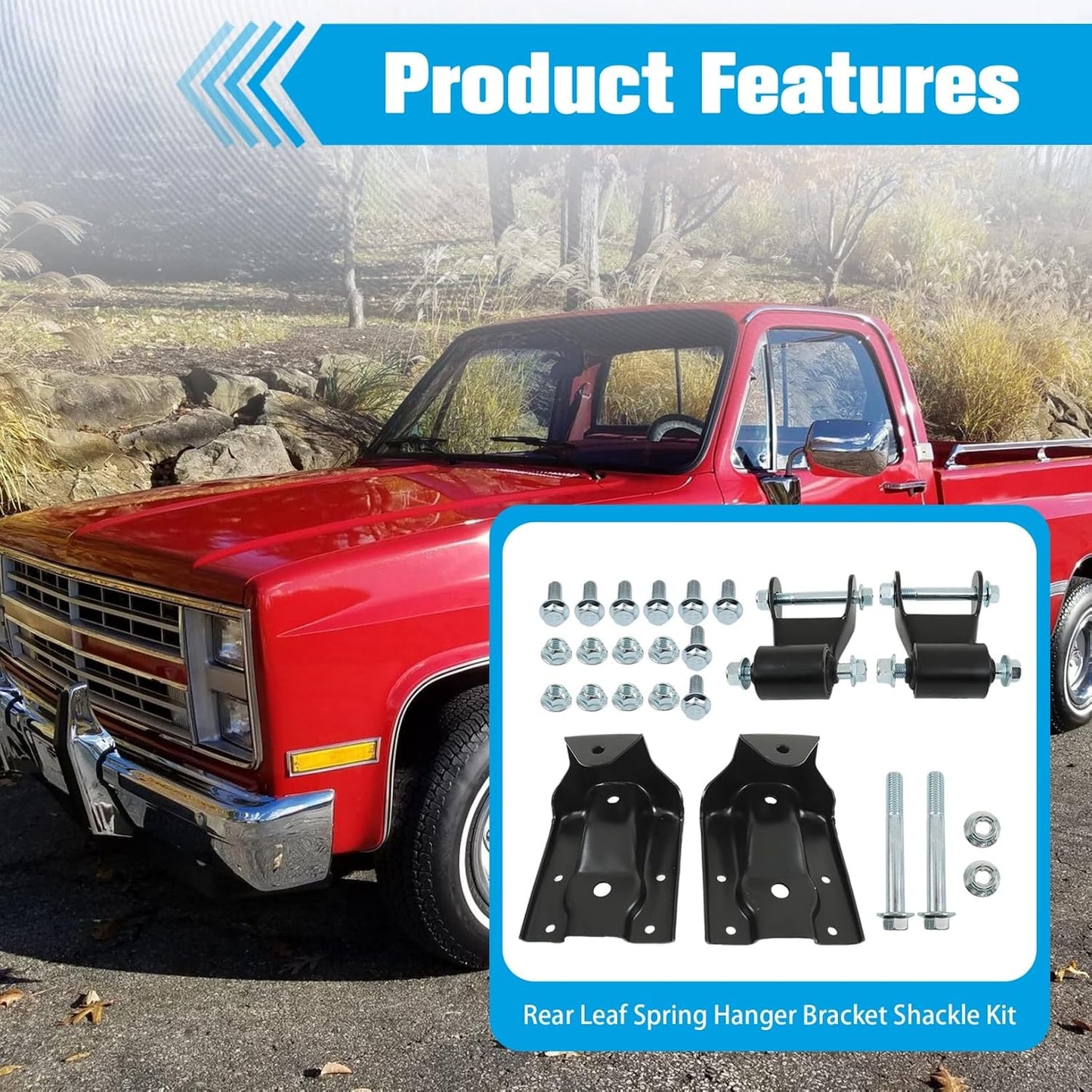 Kit soporte suspensión trasera GMC Sierra 1500 Chevy 99-