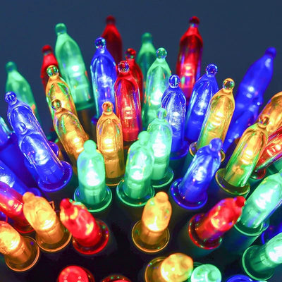 2 Luces Navidad 50 LED 16ft Batería 8 Modos
