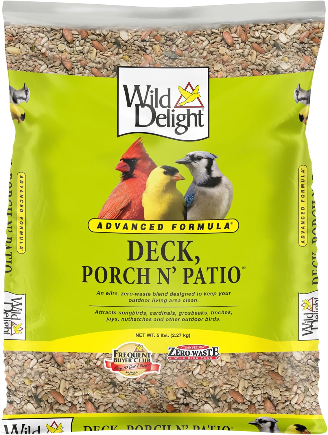 Alimento para pájaros sin residuos 5lb