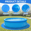 Protector suelo piscina redondo 10-11ft resistente pinchazos