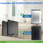 2 Filtros HEPA 3en1 Repuesto ECOSELF HAP602