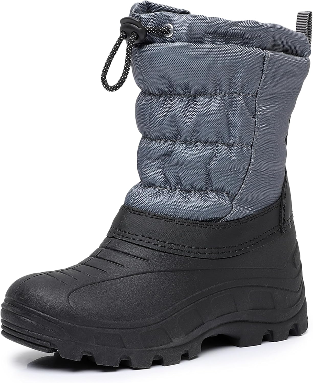 Botas nieve niños cálidas resistentes agua con cremallera
