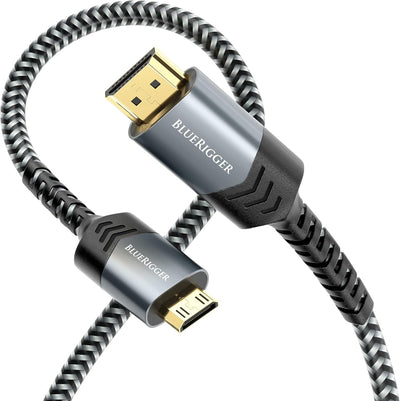 Cable HDMI mini a HDMI 10pies 4K 60Hz HDR comp cámara