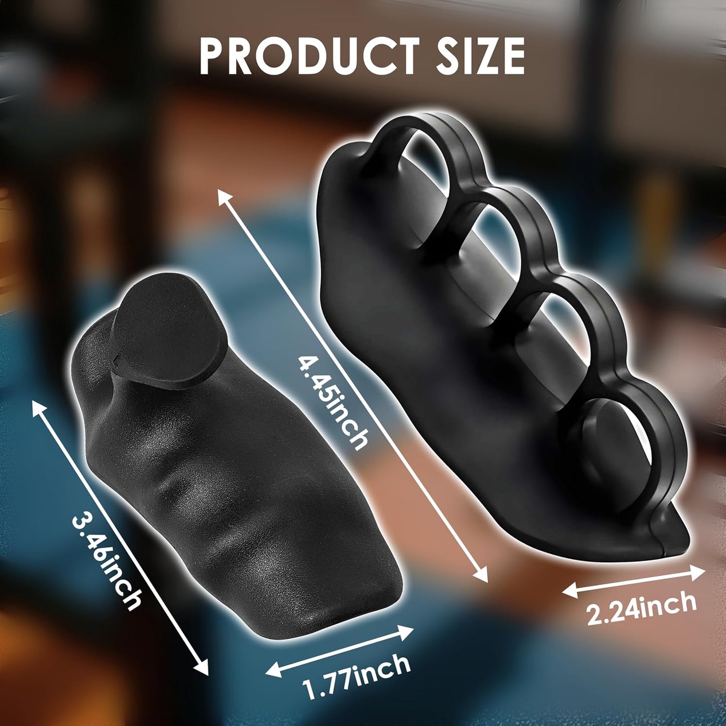 Agarres antiderrap ergonómicos para gimnasio