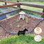 Borde jardín metal corrugado 6pulg x40ft fácil instalación
