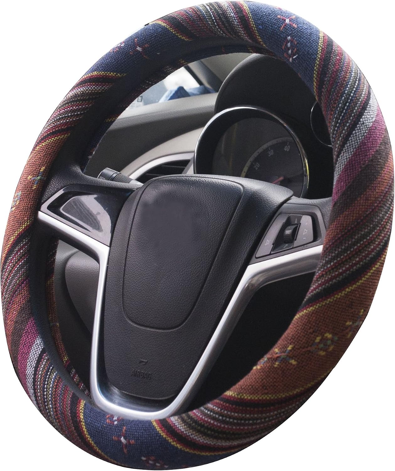 Funda volante tela lino grueso antiderrap