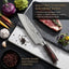 Cuchillo Kiritsugi 7pulg Acero Inox Alto Carbono Mango Ergonómico