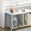 Organiz. ducha transparente pequeño con asa