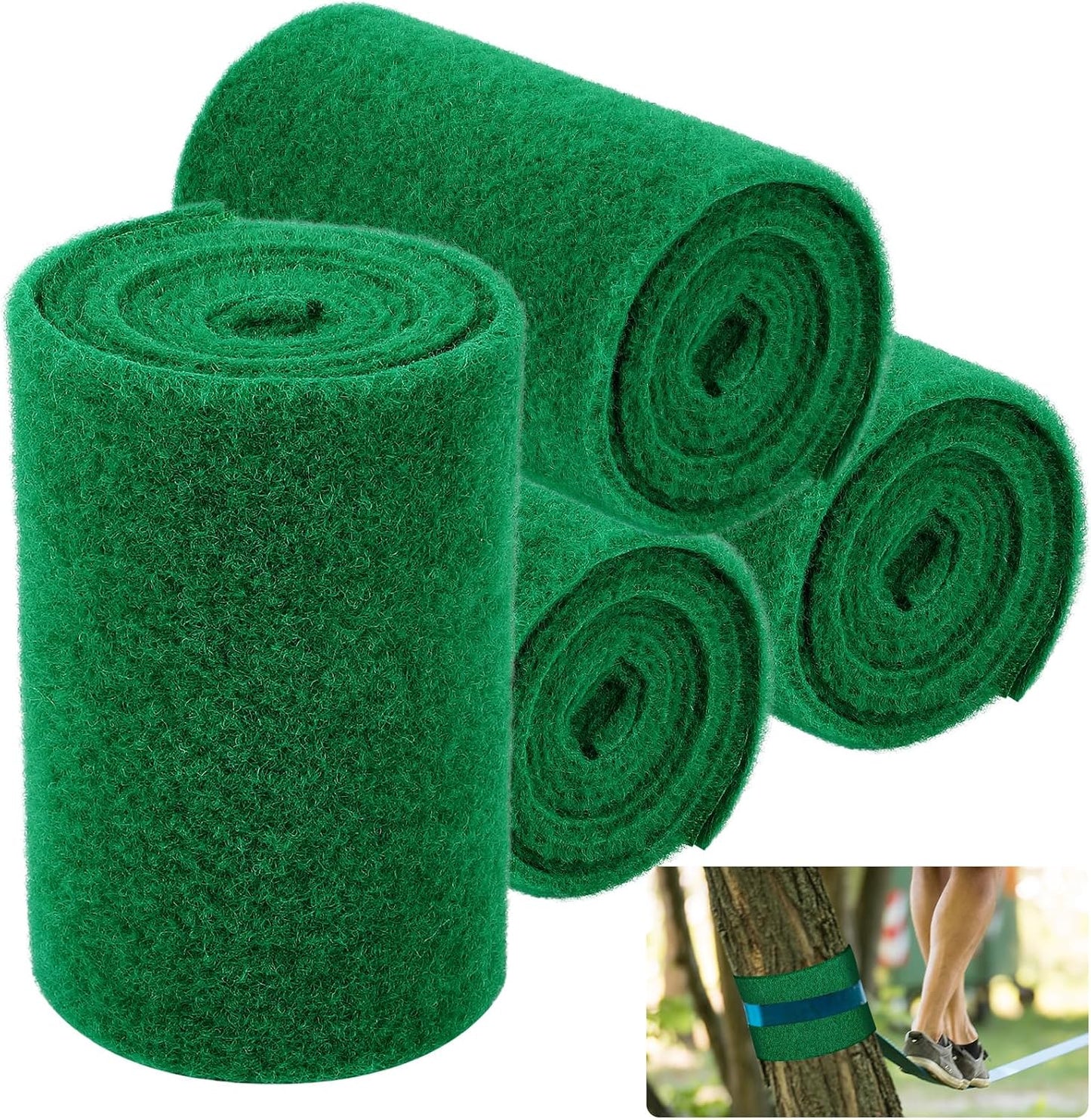 Protectores tronco slackline fieltro antiderrap con cierre