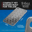 Placa conectora doble cubeta Dolly aluminio ruedas 2-3pulg