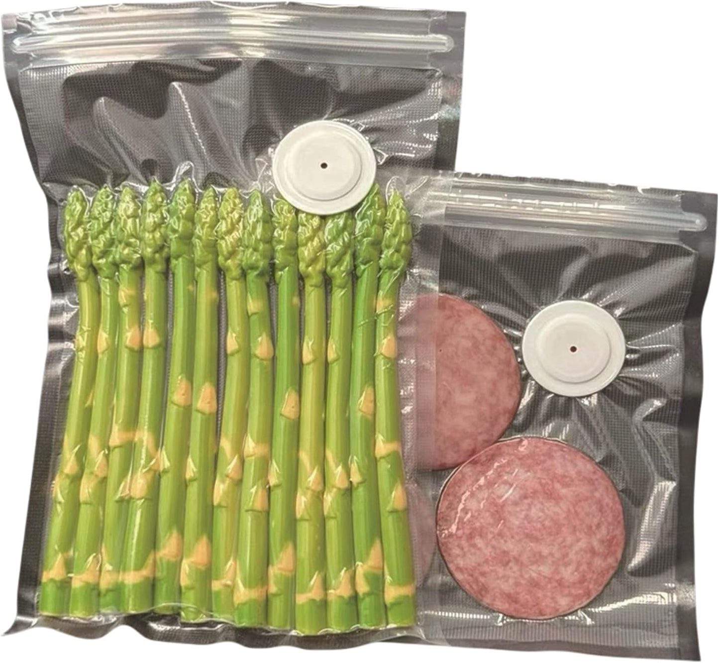 Bolsas selladoras al vacío reutiliz. sin BPA para alimentos